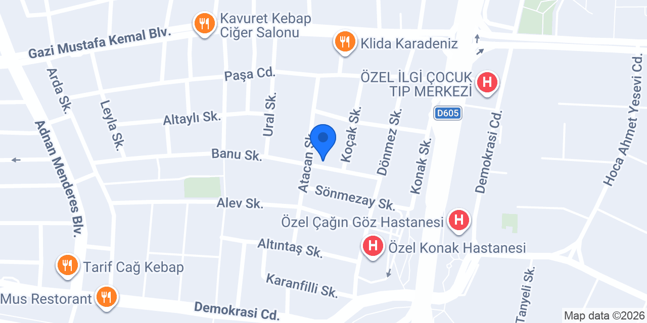 Çağlar Dent konumu