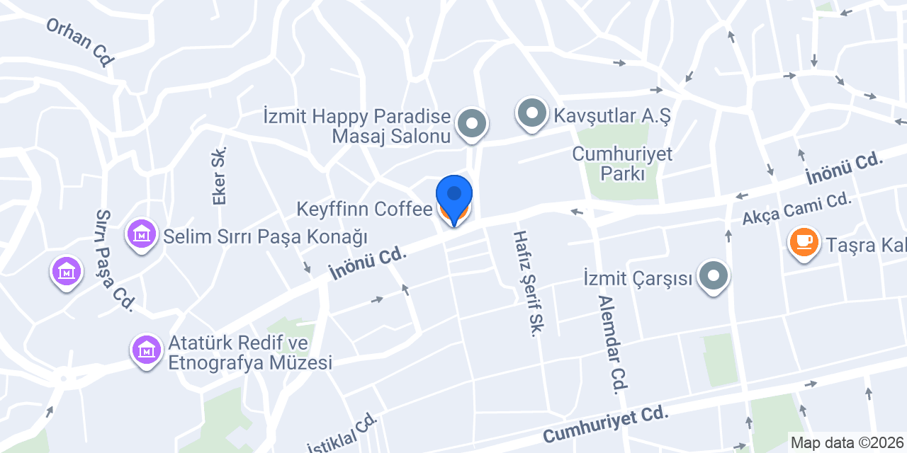 Keyffinn Coffee konumu