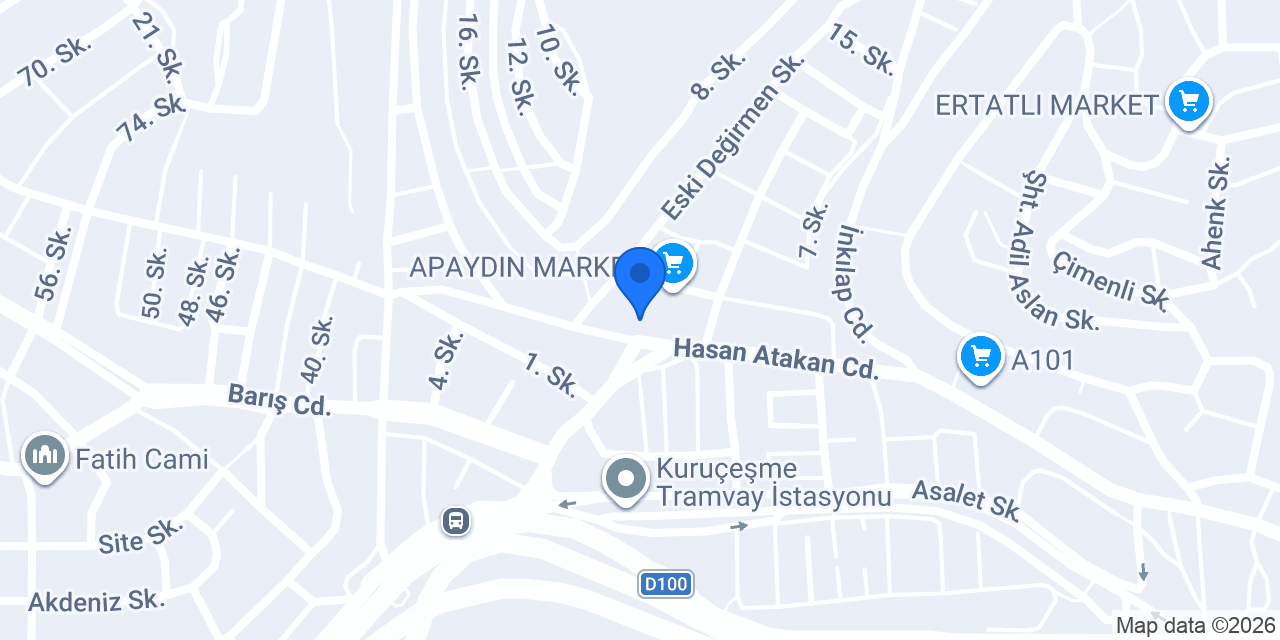 Kuruçeşme Merkez Eczanesi konumu