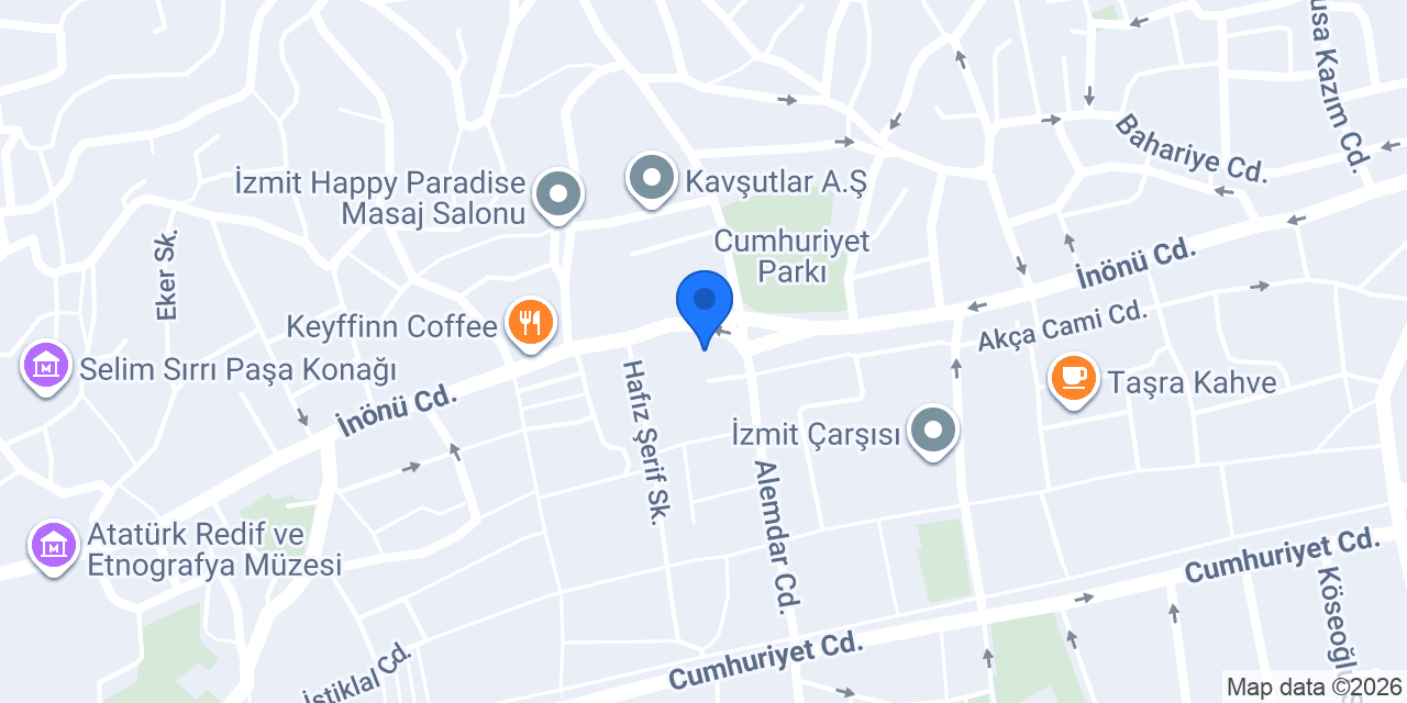 Gazi Lisesi konumu