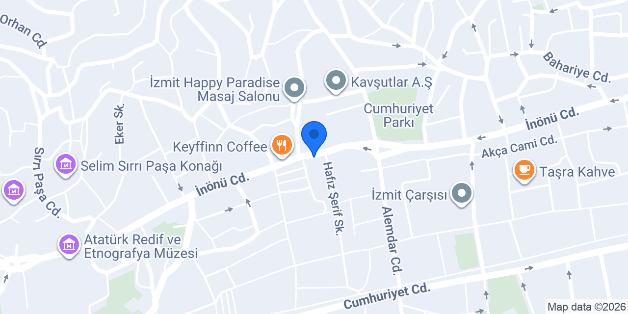 Hoşgör Pastanesi konumu