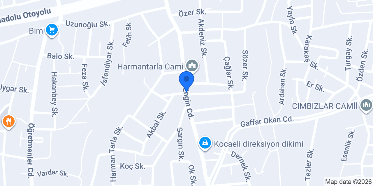 Ergaz Tüp Bayi konumu