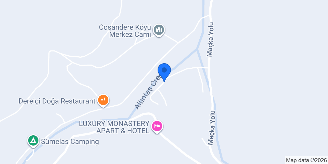 COŞANDERE ALABALIK konumu