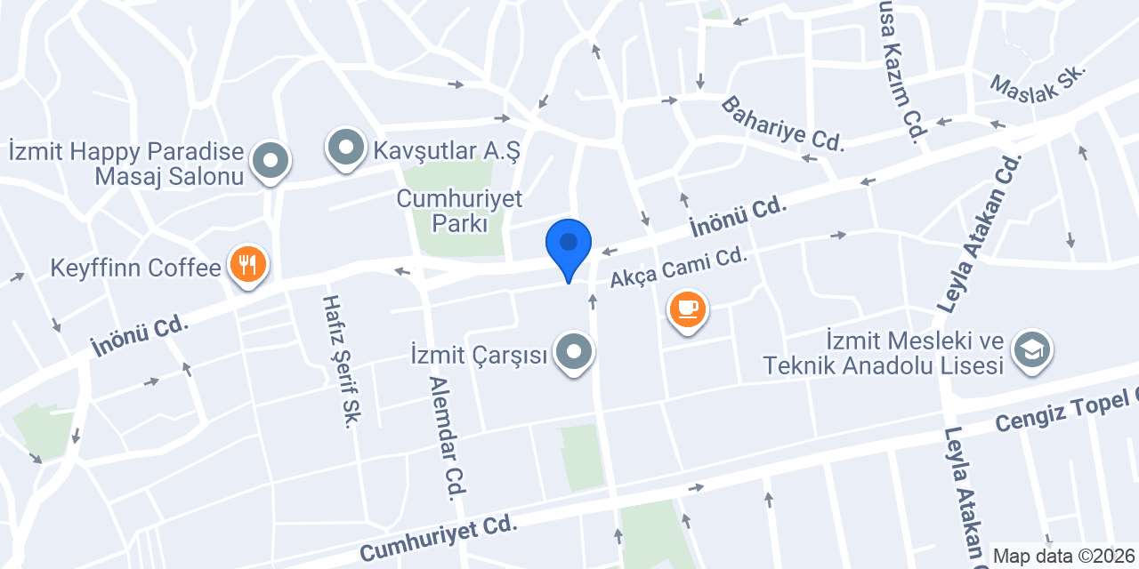 İzmit Parti Evi “Avem Türkiye” konumu