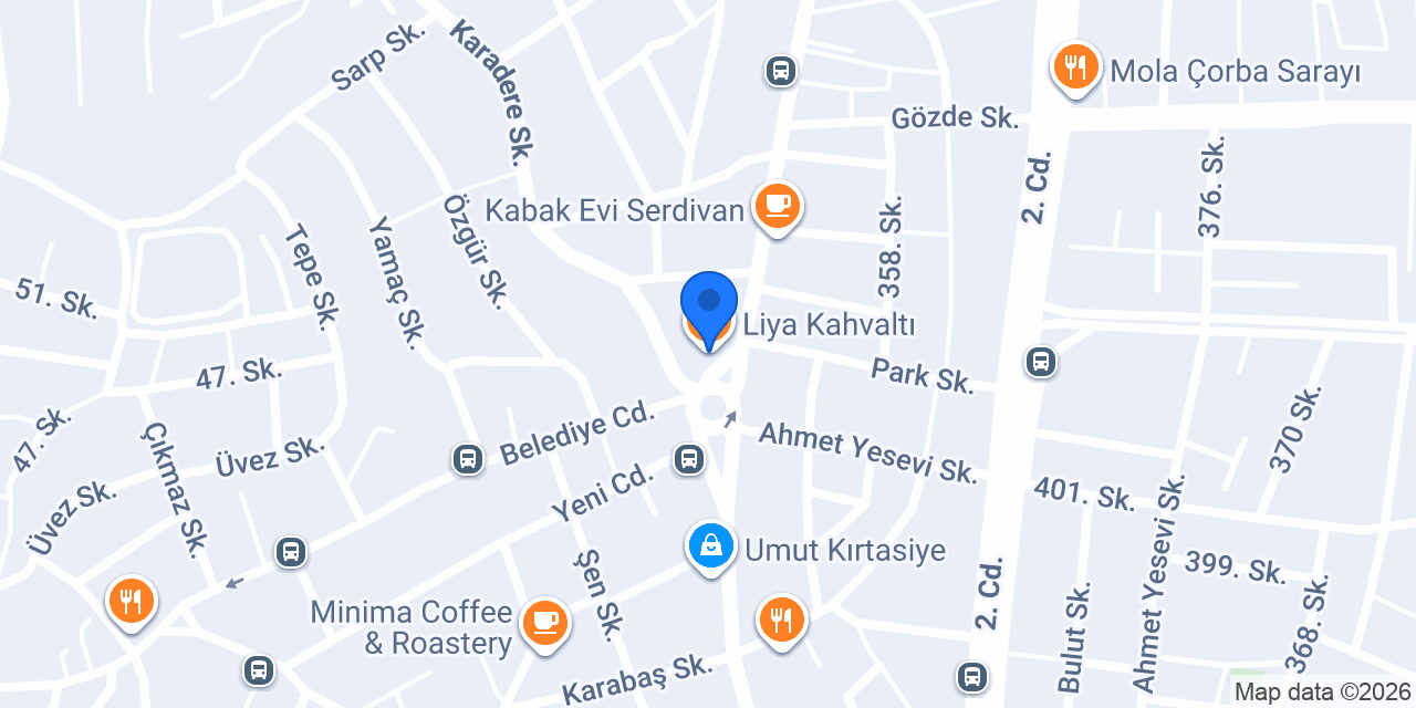 Liya Kahvaltı konumu