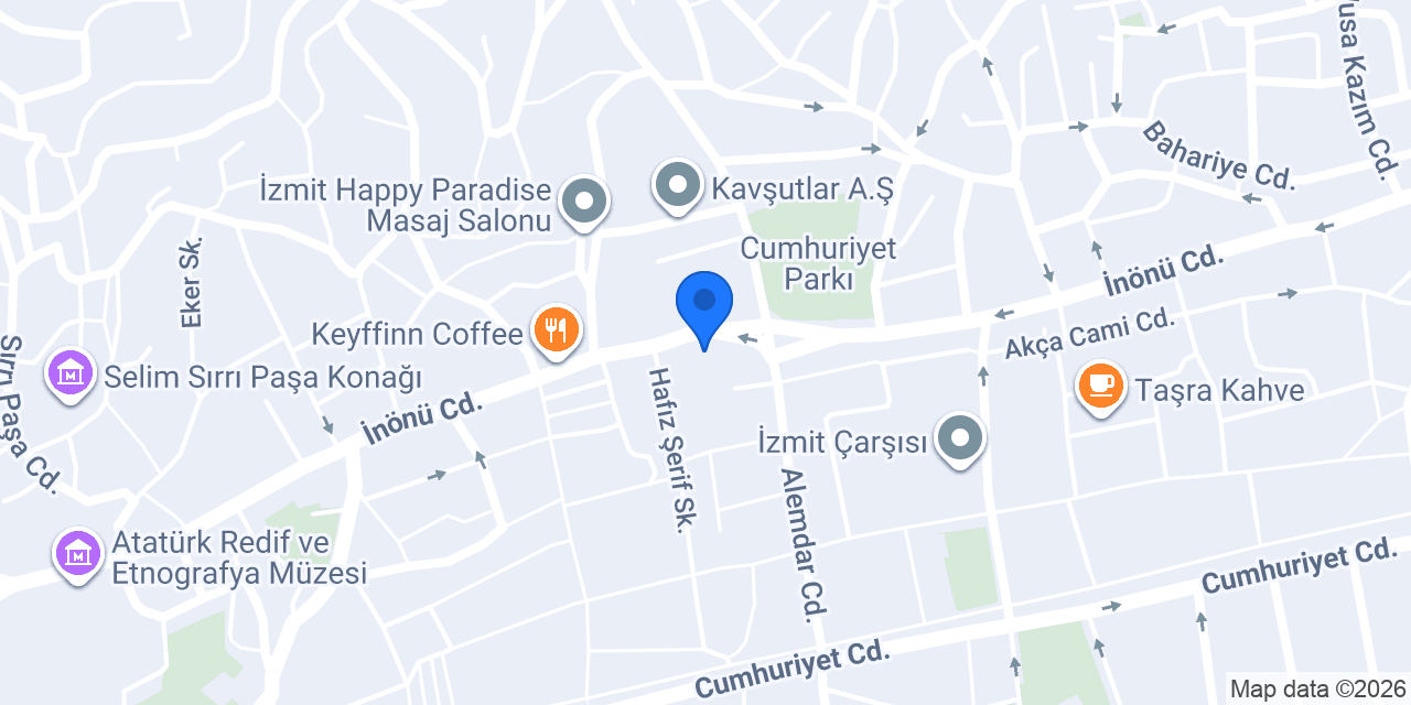 Kocaeli Anahtar konumu
