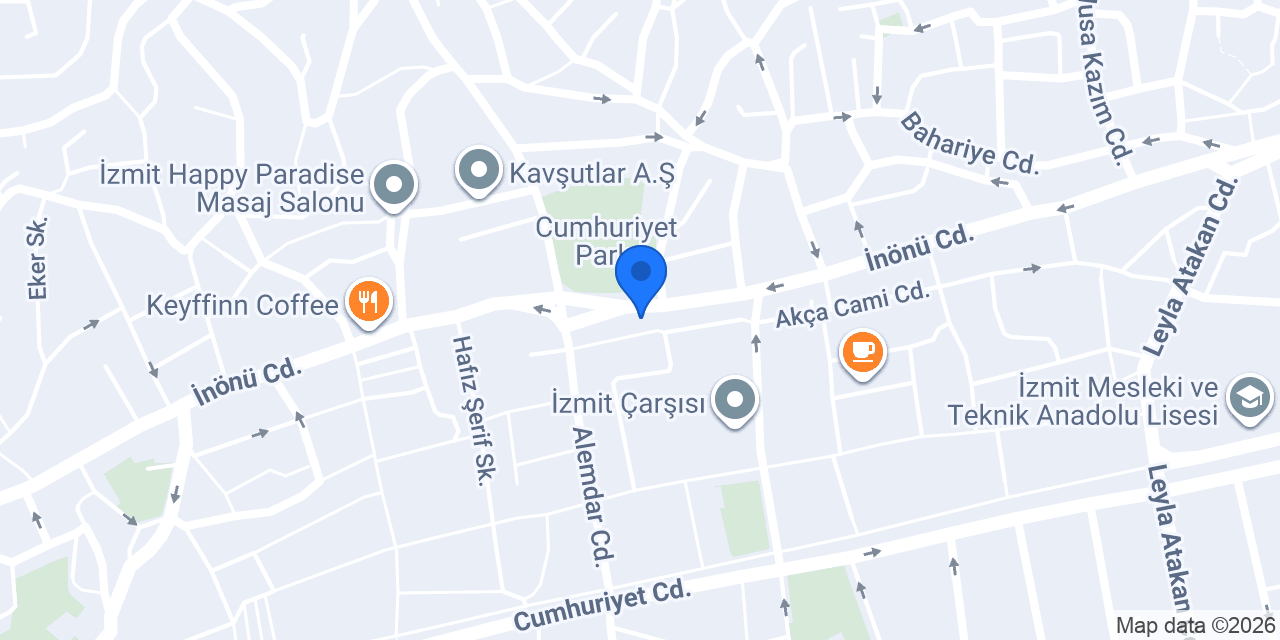 KD Estetik Premium İzmit konumu
