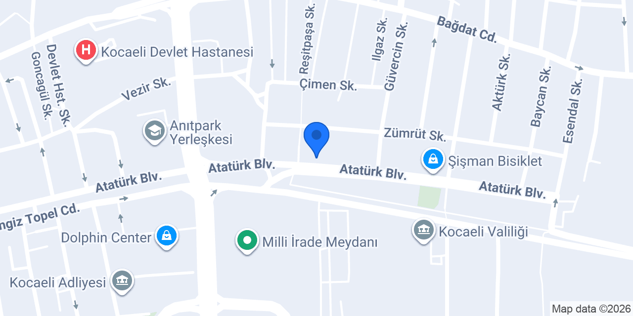 DAİM OPTİK konumu