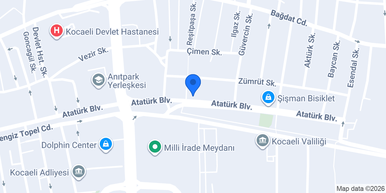 Yücel Optik konumu