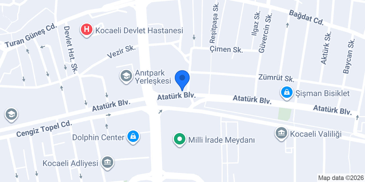 Bulvar Taksi konumu
