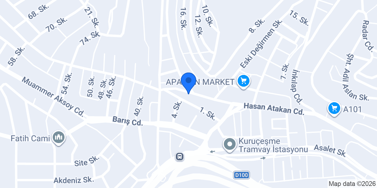 ANAHTAR.ÇİLİNGİR KURUÇEŞME DENIZ konumu