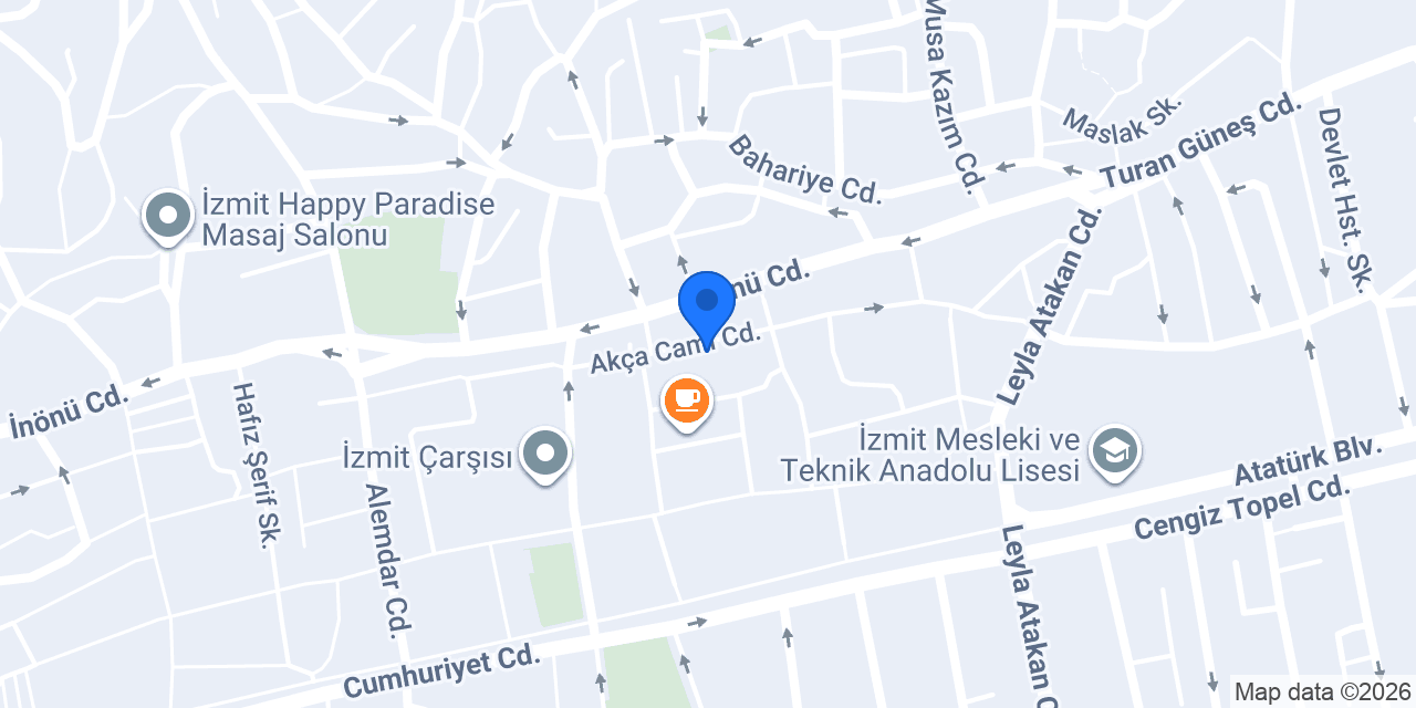 Halıca İzmit Şubesi konumu