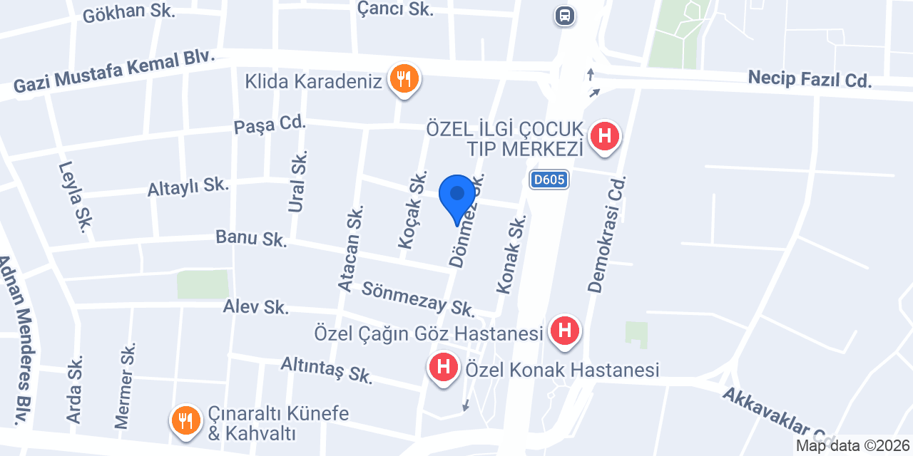 Minela Çiçekevi konumu