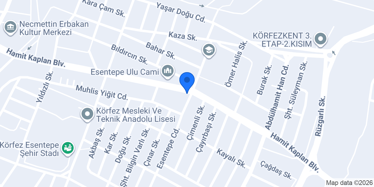 Ekspres katık körfez konumu