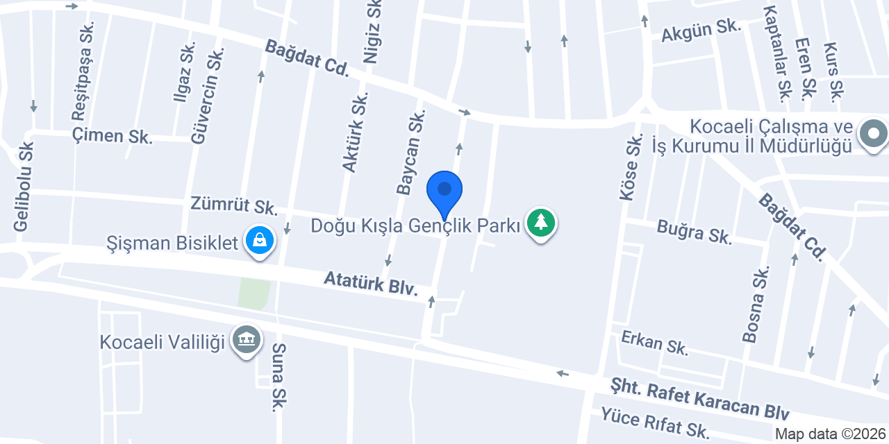 irem rent a car konumu