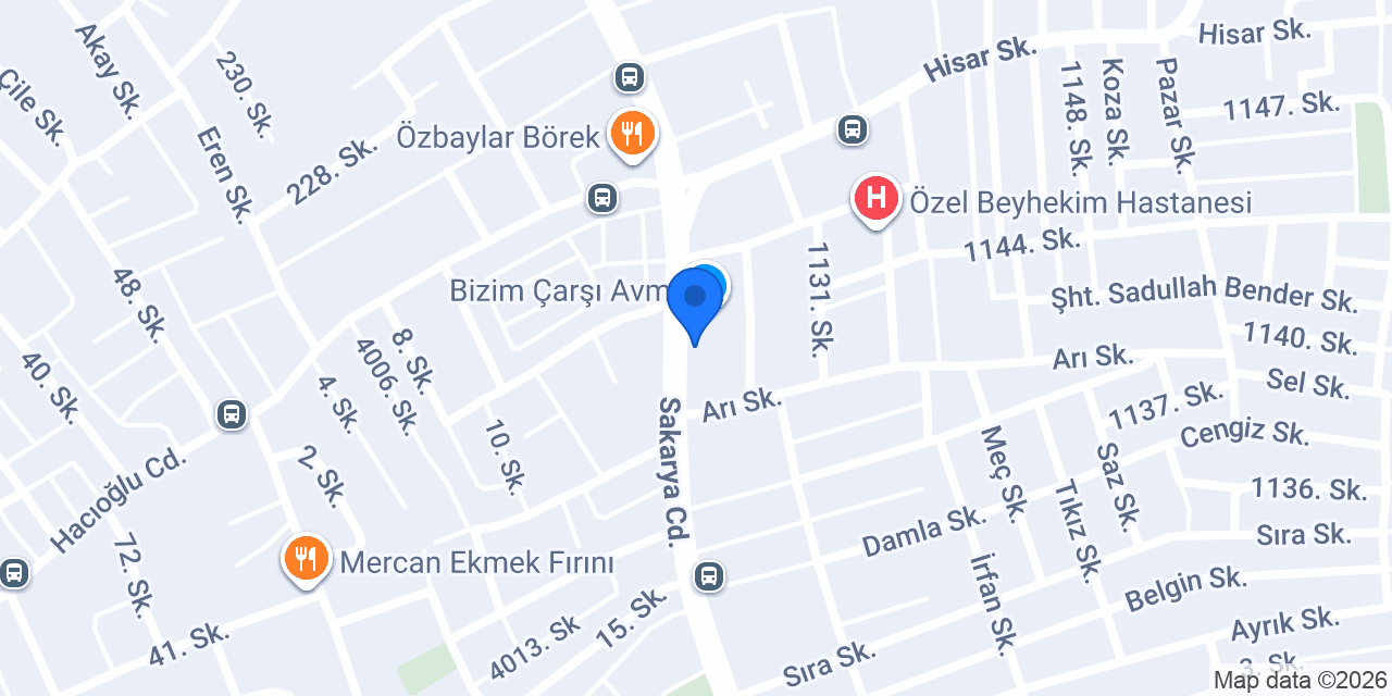 Daim Yapı konumu