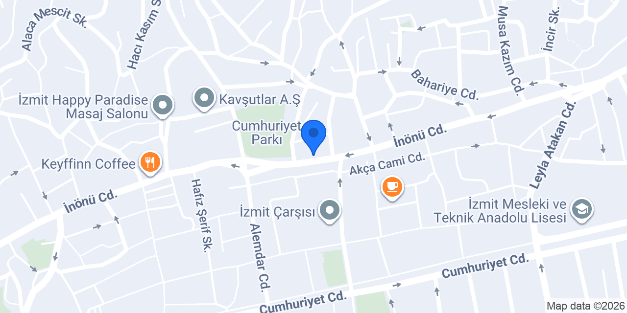 Erem Eczanesi İzmit Kocaeli konumu
