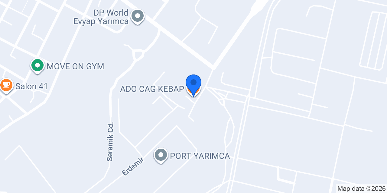 ADO CAG KEBAP konumu