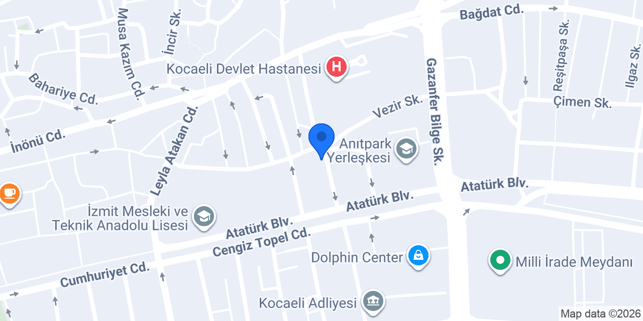 Diş Hekimi Aysel AYDIN KIRLI konumu