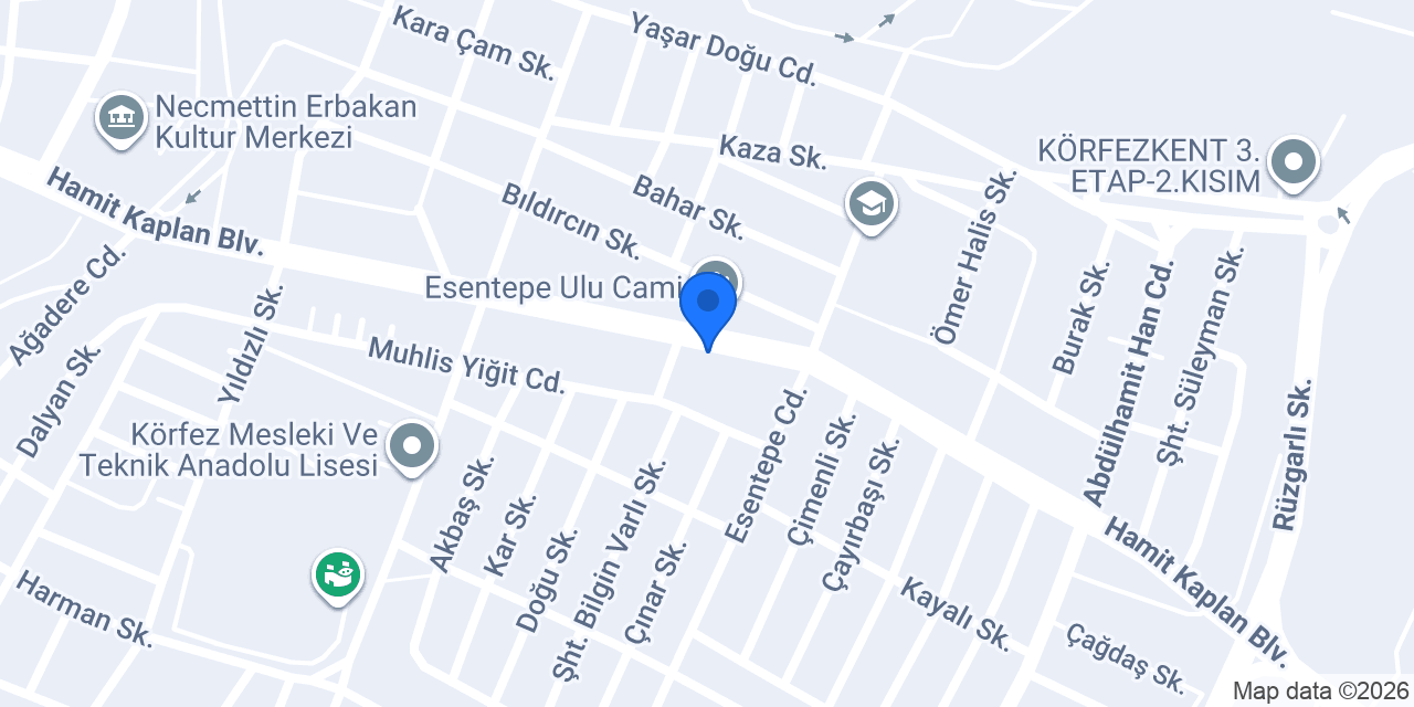 Kocaeli Baskı Beton konumu