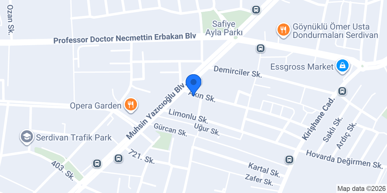 Serdivan Altınova Taksi konumu