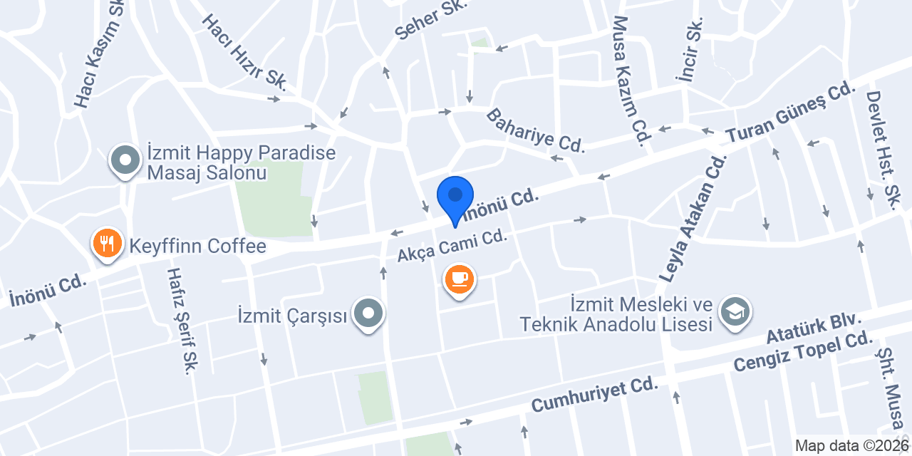 Şirin Sürücü Kursu konumu