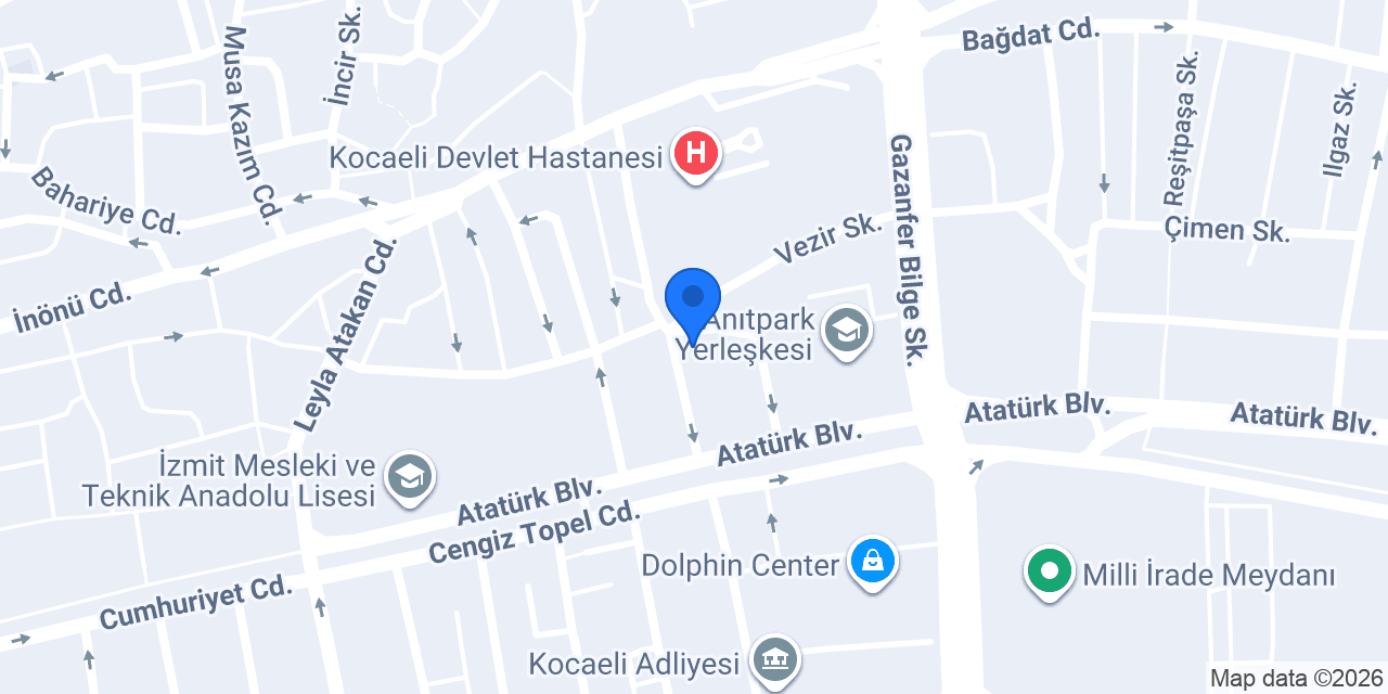 KindyROO Kocaeli konumu