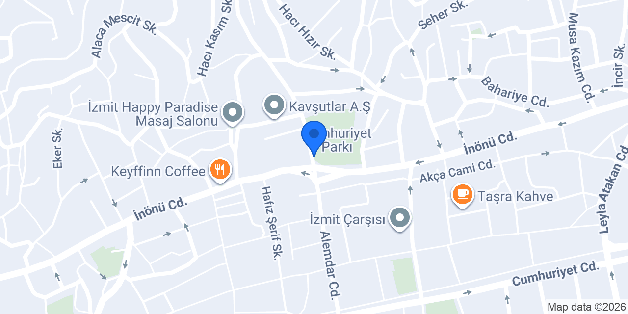 Park Taksi konumu