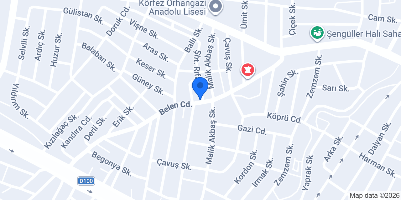 Akay Sigorta Yeniyalı konumu