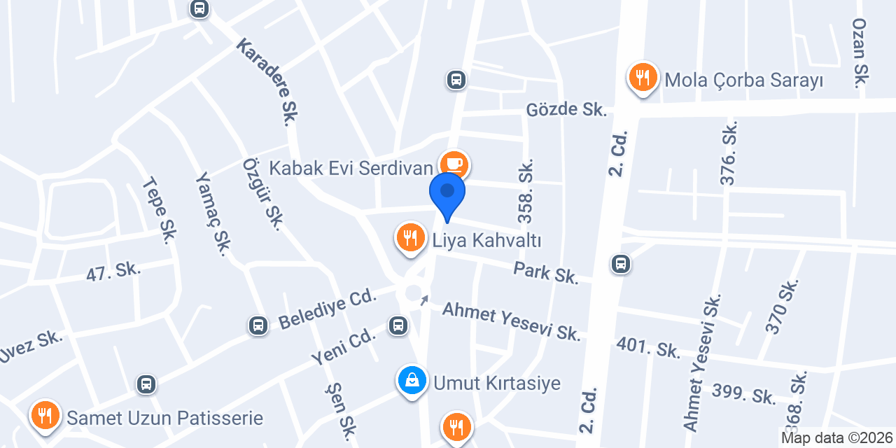 SERDİVAN ARNO AKTAR konumu