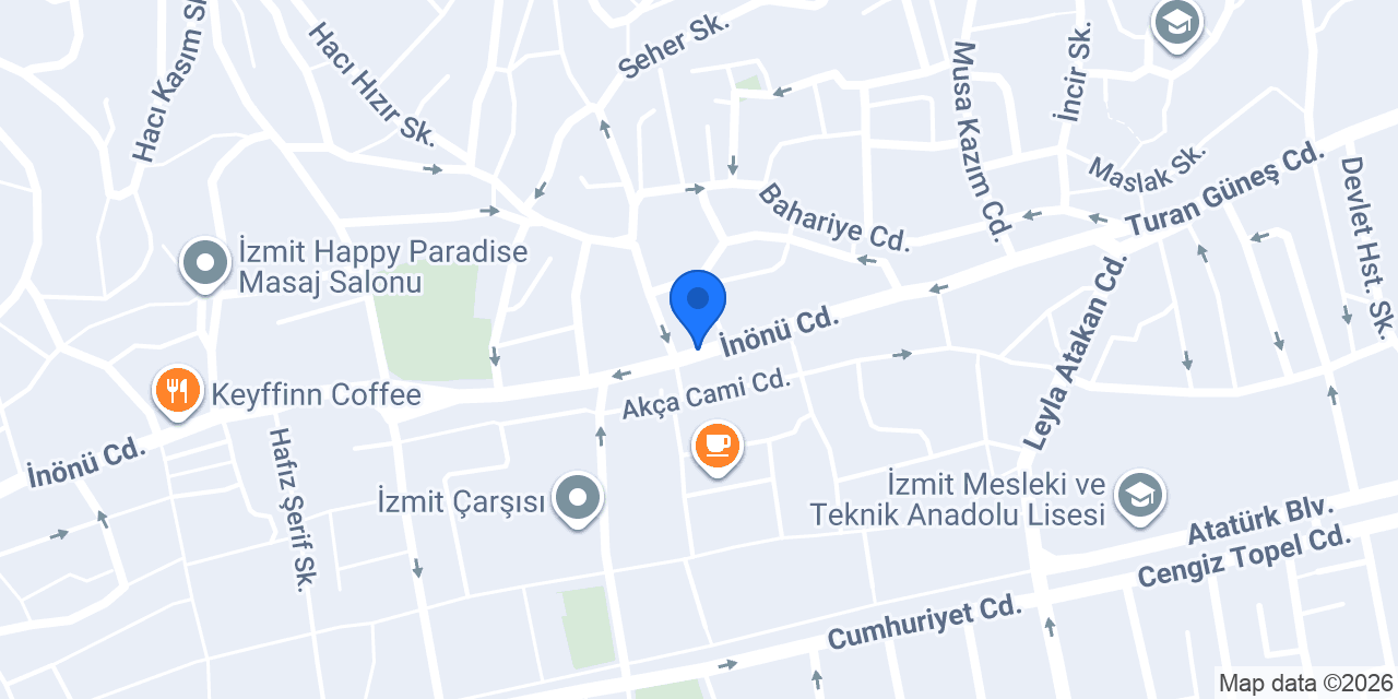 41 ANAHTAR İZMİT ÇİLİNGİR konumu