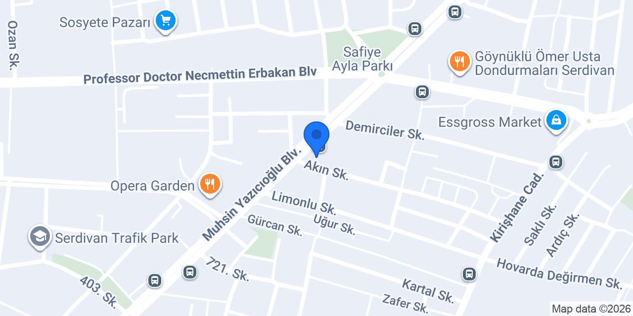 Nur Eczanesi konumu