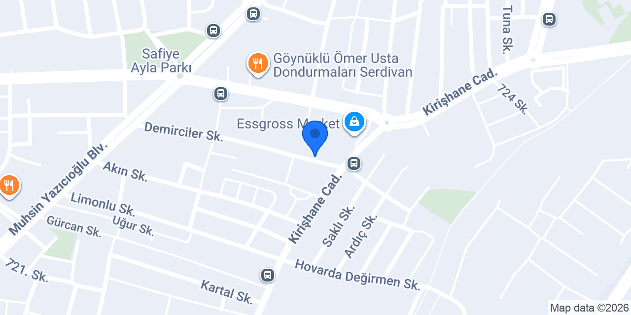 Kromtech Mak. San. Ve Tic. A.Ş. (TSS) konumu