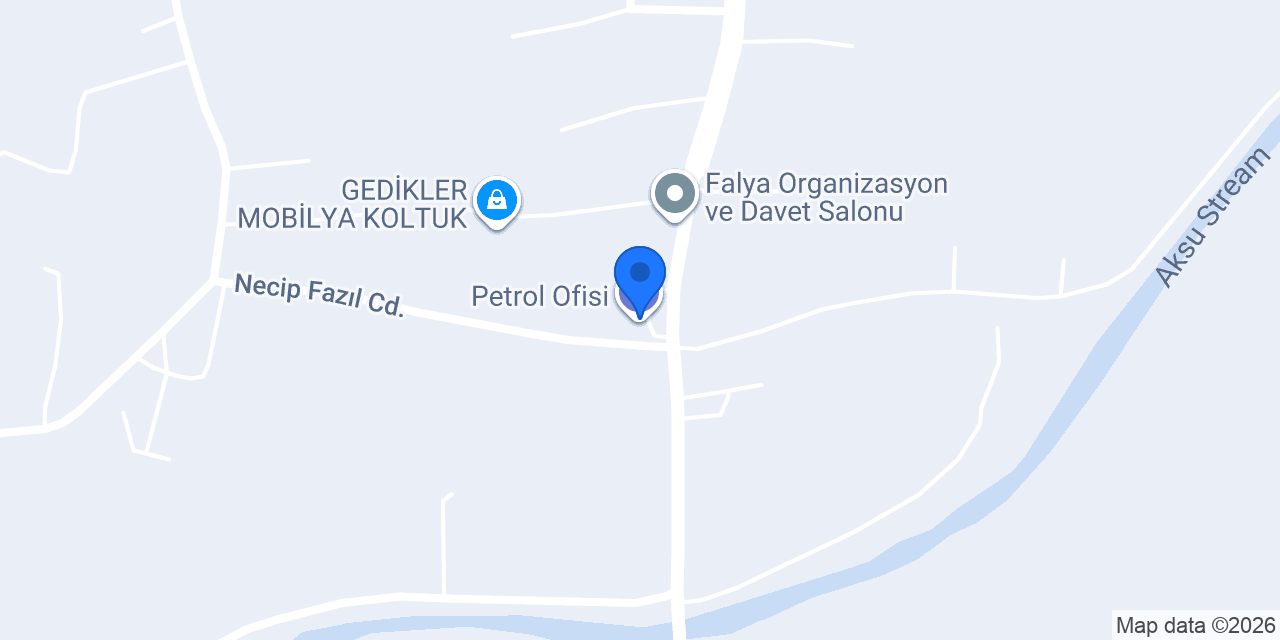 Petrol Ofisi konumu
