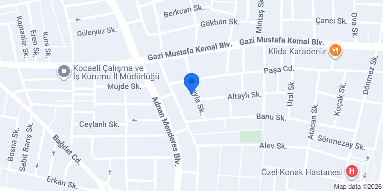 Zirve Baby Spa Merkezi konumu