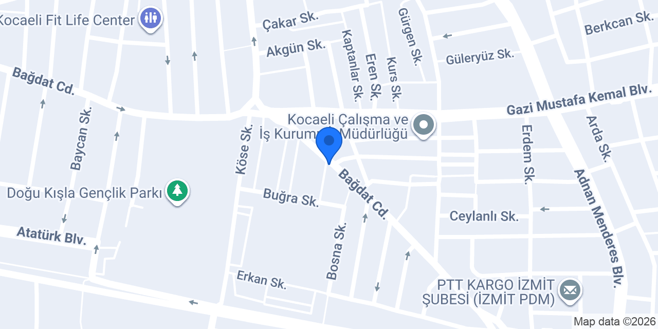Kocaeli Su Tesisatçısı konumu