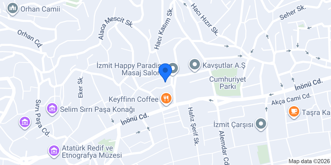 Özgür Kitabevi konumu