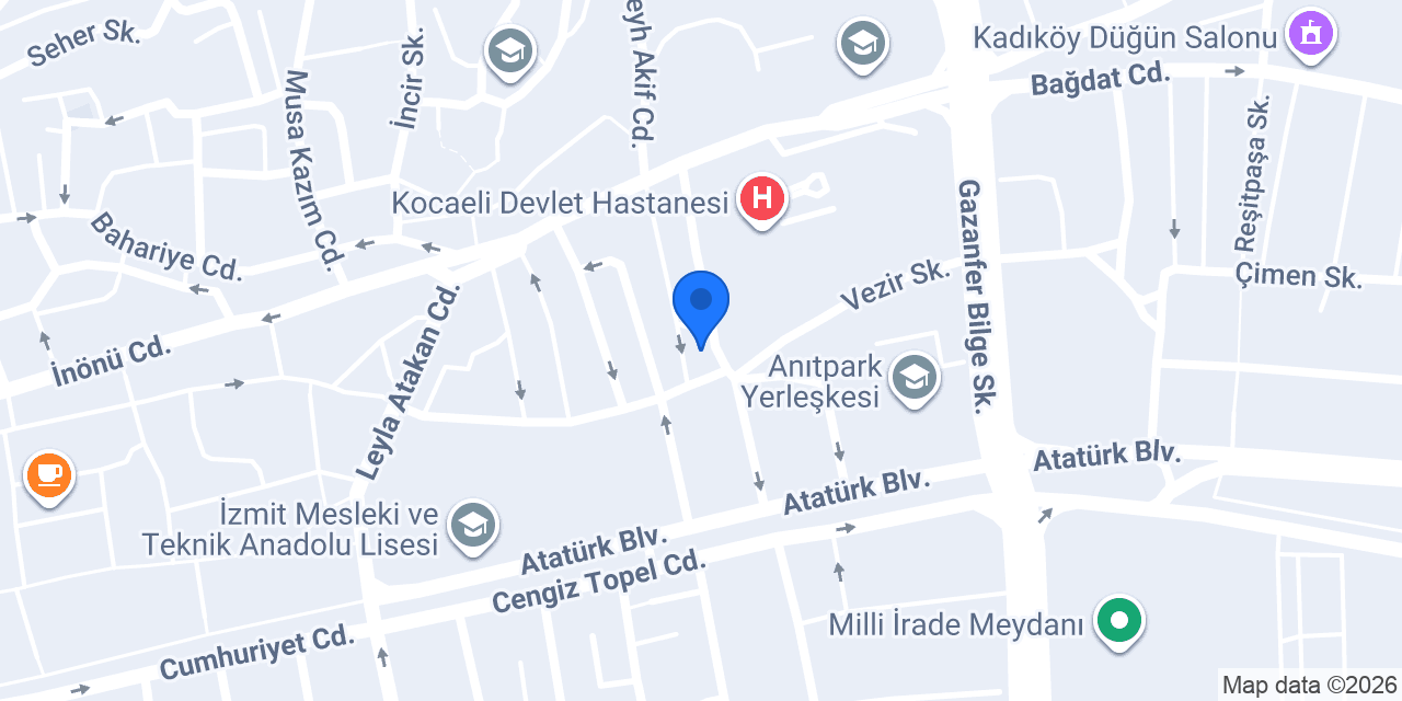 Hekimoğlu Eczanesi konumu
