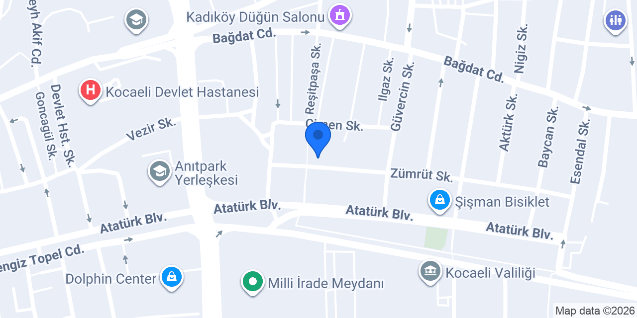 NM RENT A CAR konumu