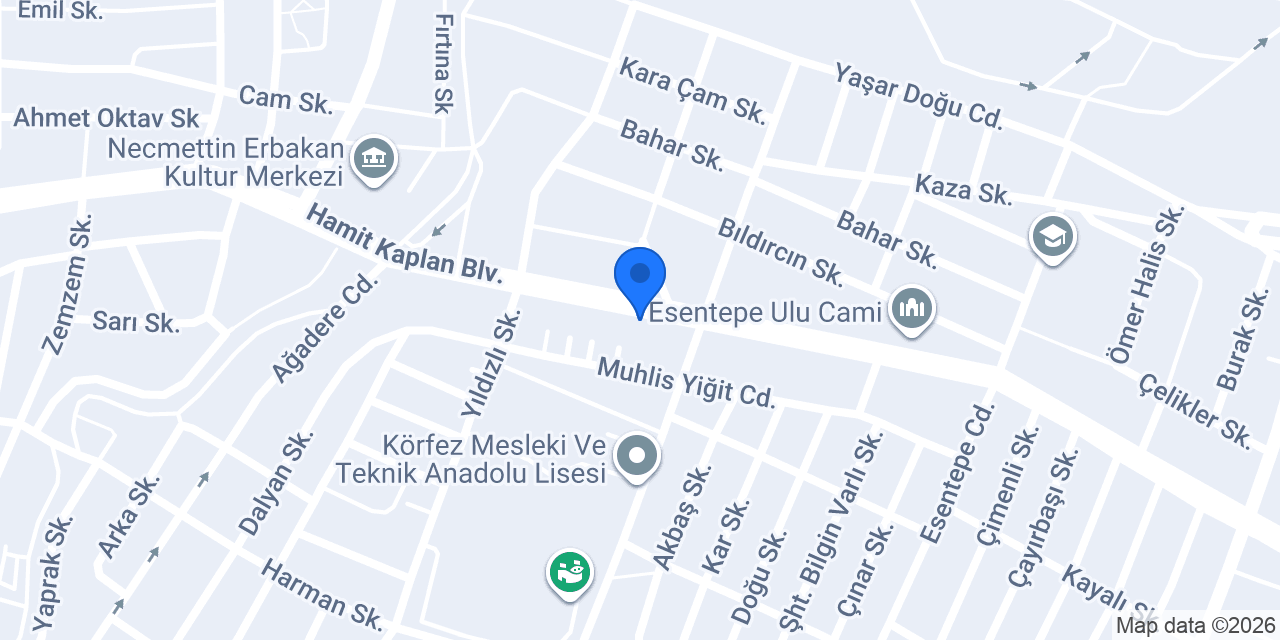Taşkın tekel Büfe konumu