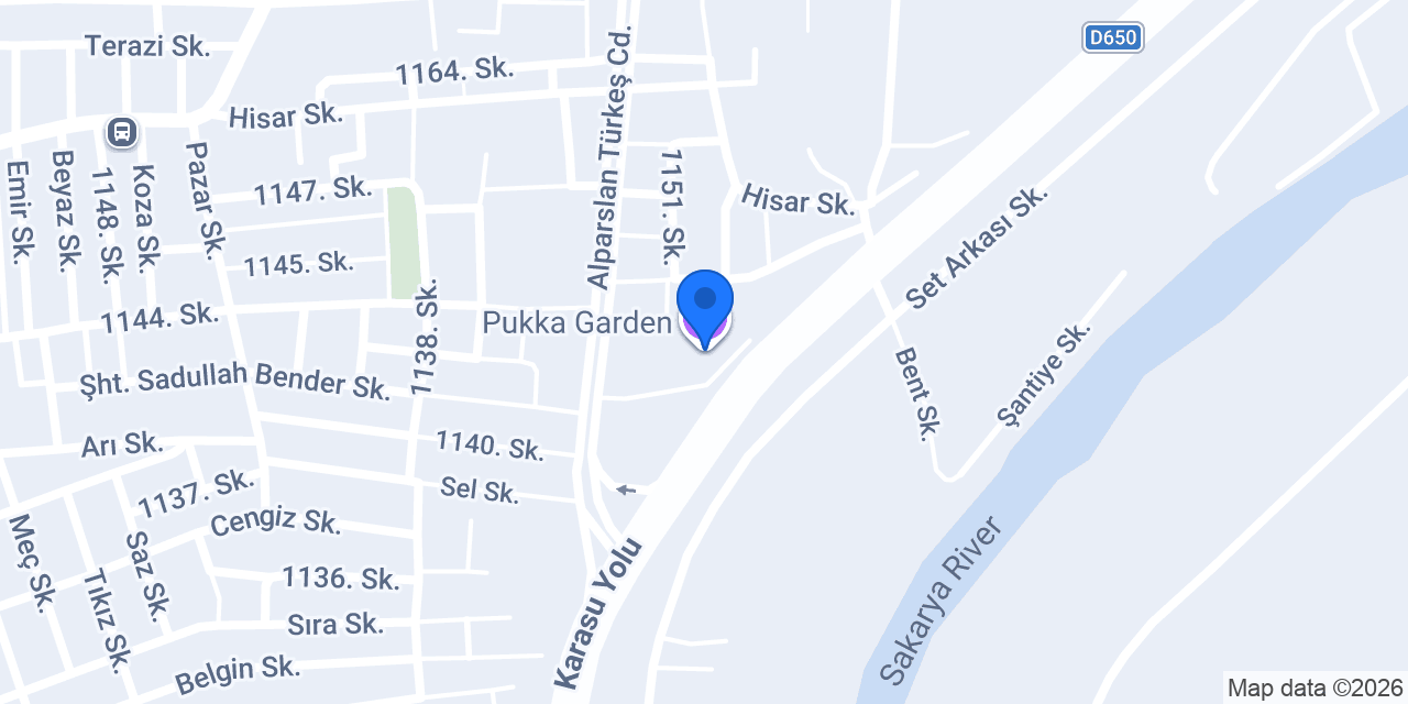 Pukka Garden konumu