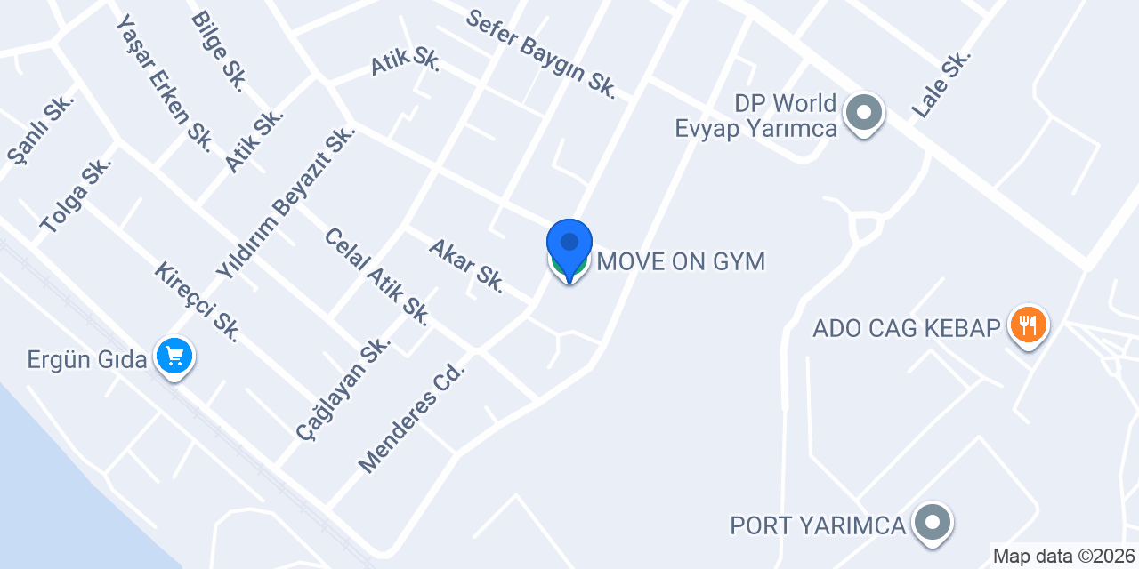 MOVE ON GYM konumu