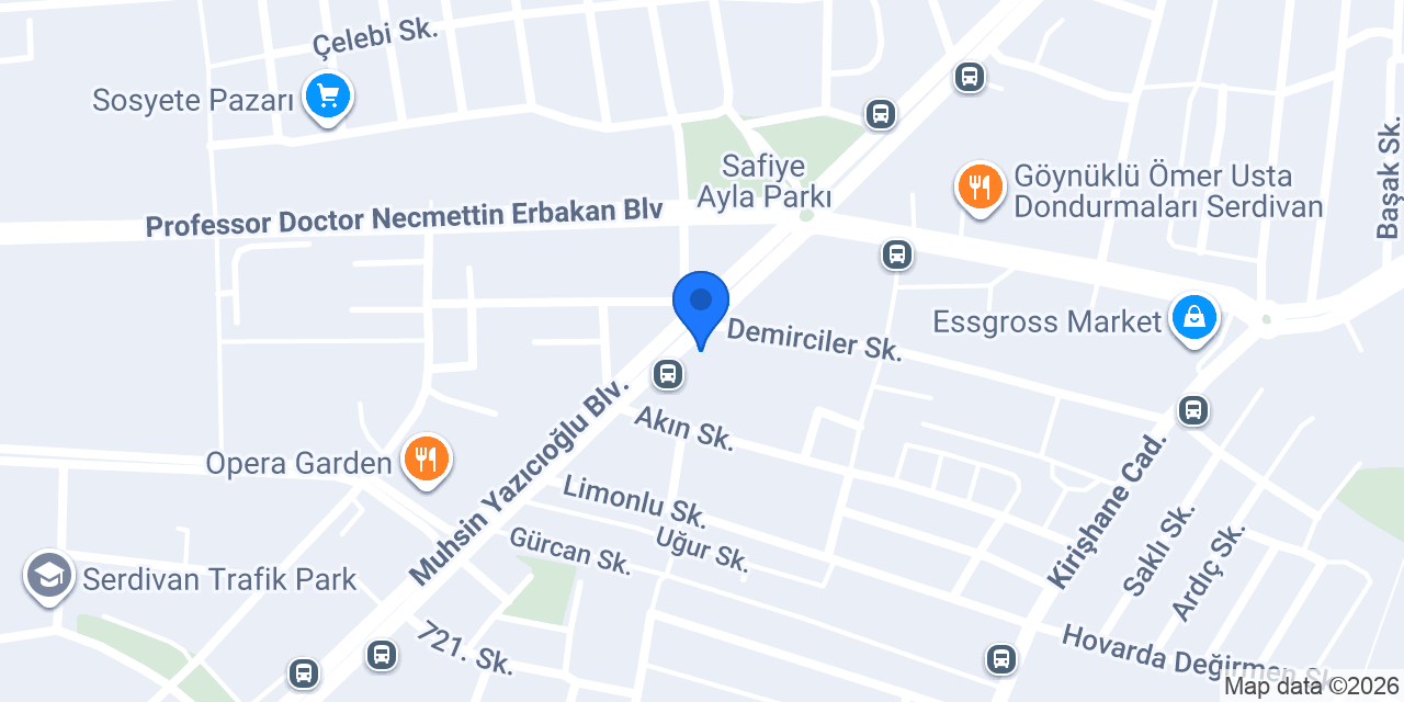 İSTANBUL AYDIN ÜNİVERSİTESİ BİL KOLEJİ SAKARYA KAMPÜSÜ konumu