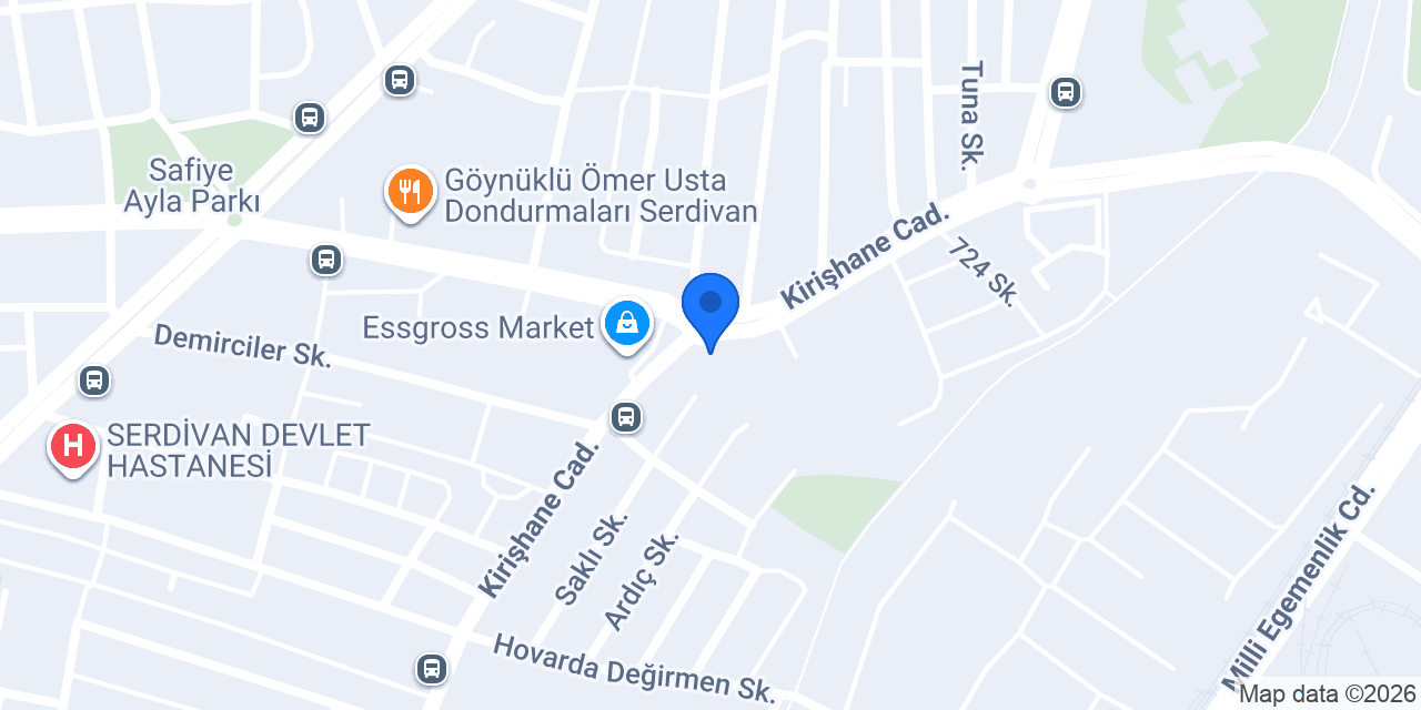 Viva Bahçe konumu