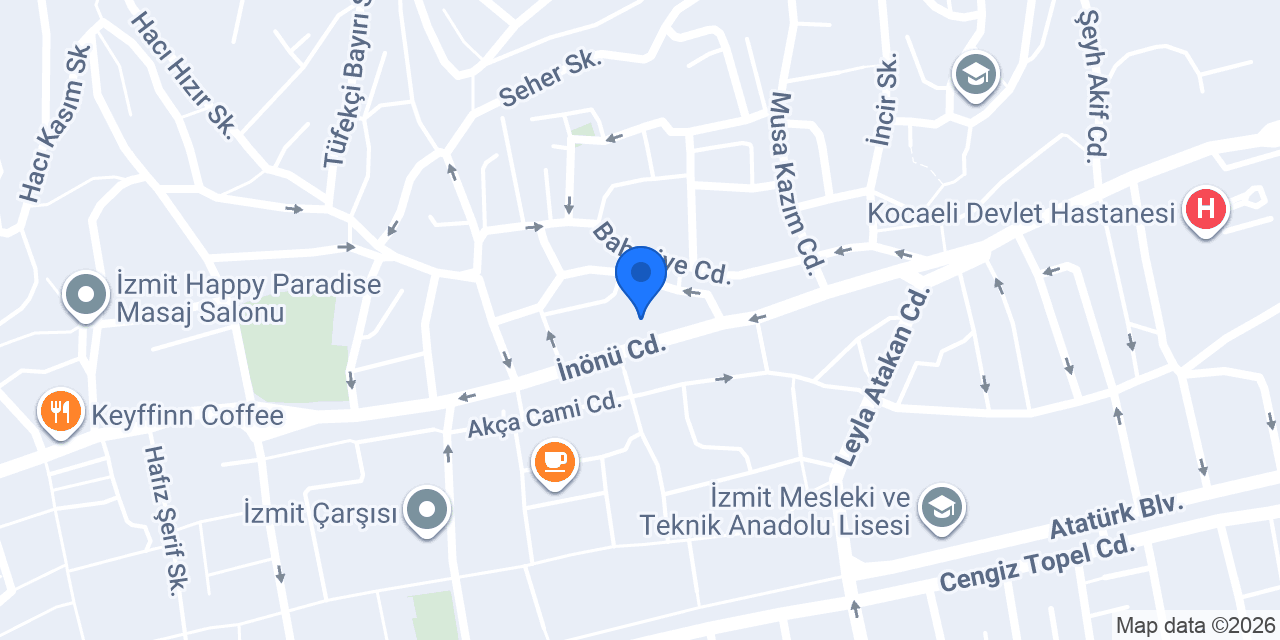 KOCAELİ BELLONA-ŞEREF MOBİLYA konumu