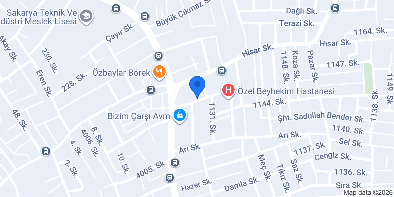 Sürat Kargo Erenler Şube konumu