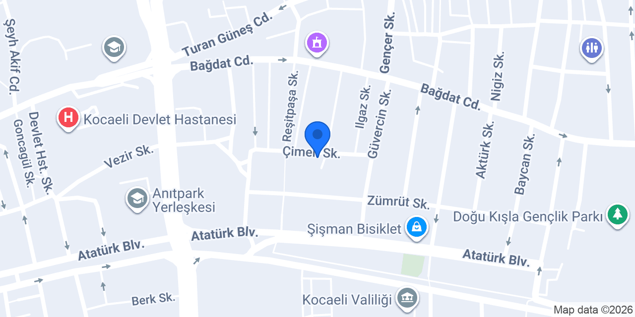 KDT Motor Kiralama konumu