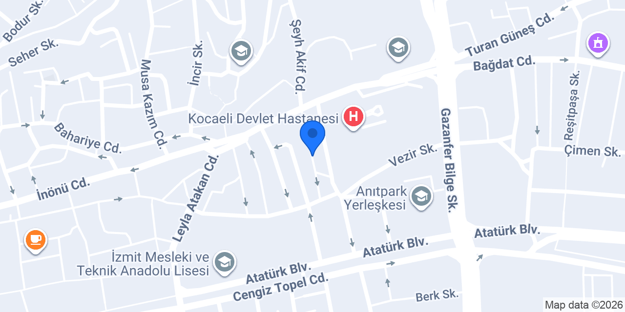 bake with efsa kocaeli konumu