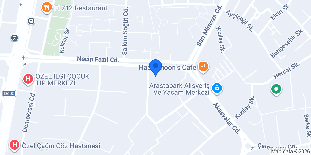 Yahya Kaptan Anadolu Lisesi konumu