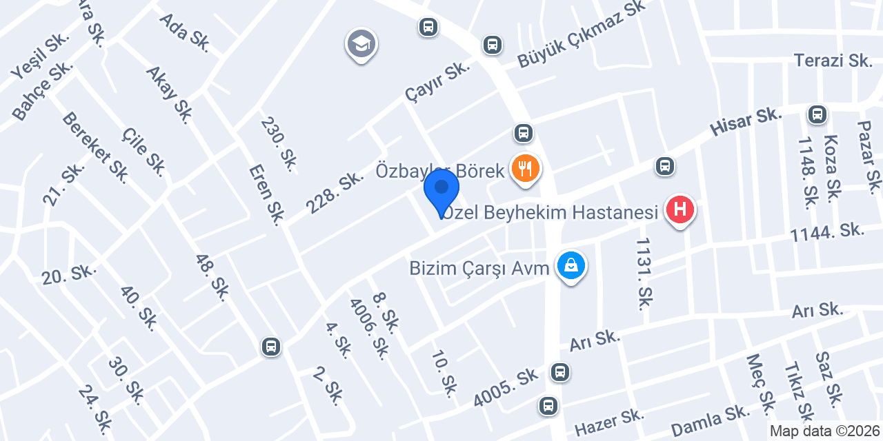 Tataroğlu otomotiv konumu
